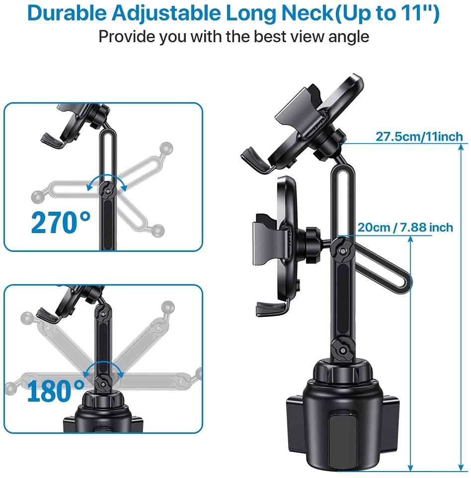 Adjustable Long Neck Car Cup Holder