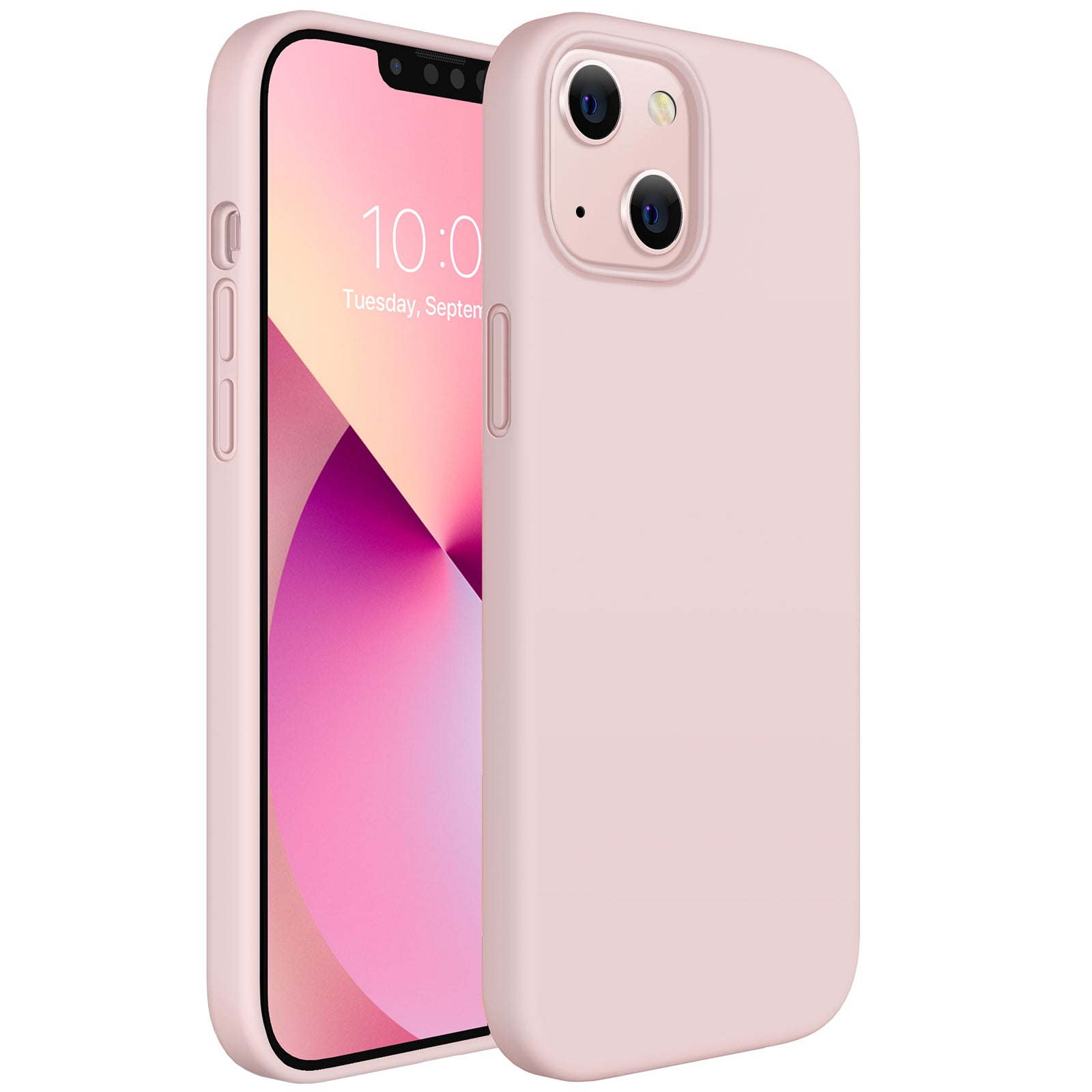 Miracase Compatible with iPhone 13 Case 6.1 inch(2021),Soft Liquid Silicone Gel Rubber Full Body Protection Shockproof Cover Case