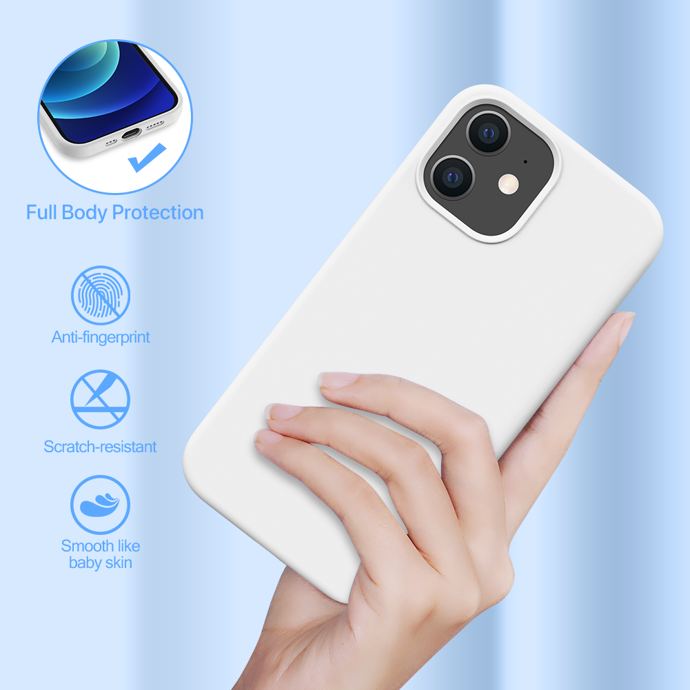 Miracase Liquid Silicone Case for iPhone 12 / iPhone 12 Pro