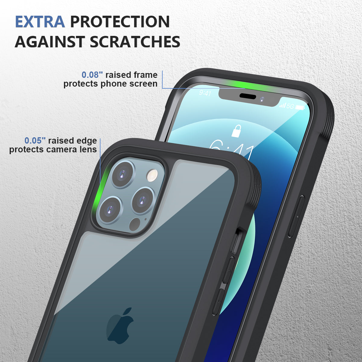 Glass Screen Protector Case for iPhone 12/ iPhone 12 Pro