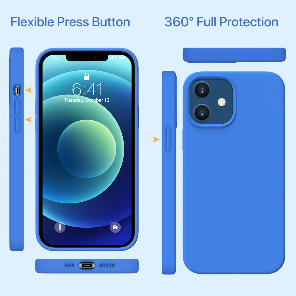 Miracase Liquid Silicone Case for iPhone 12 / iPhone 12 Pro