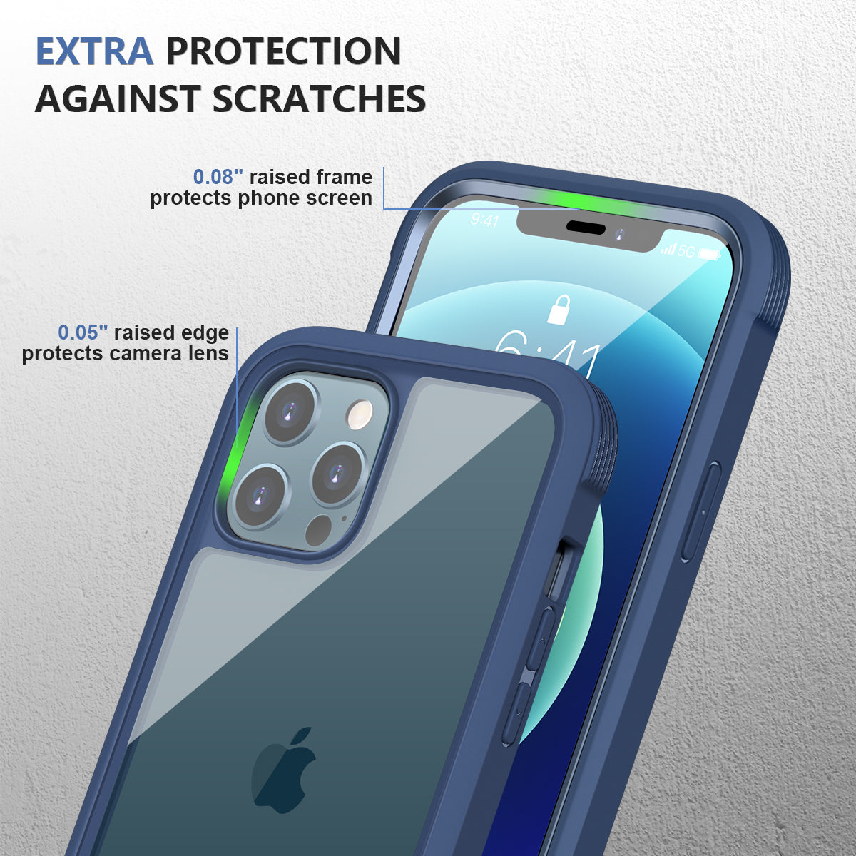 Glass Screen Protector Case for iPhone 12/ iPhone 12 Pro