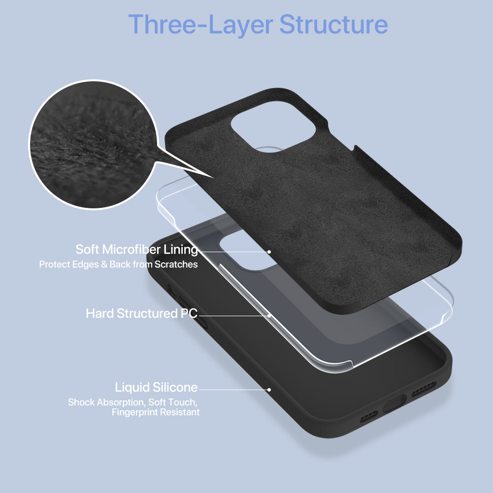 Liquid Silicone Case for iPhone 12 Pro Max