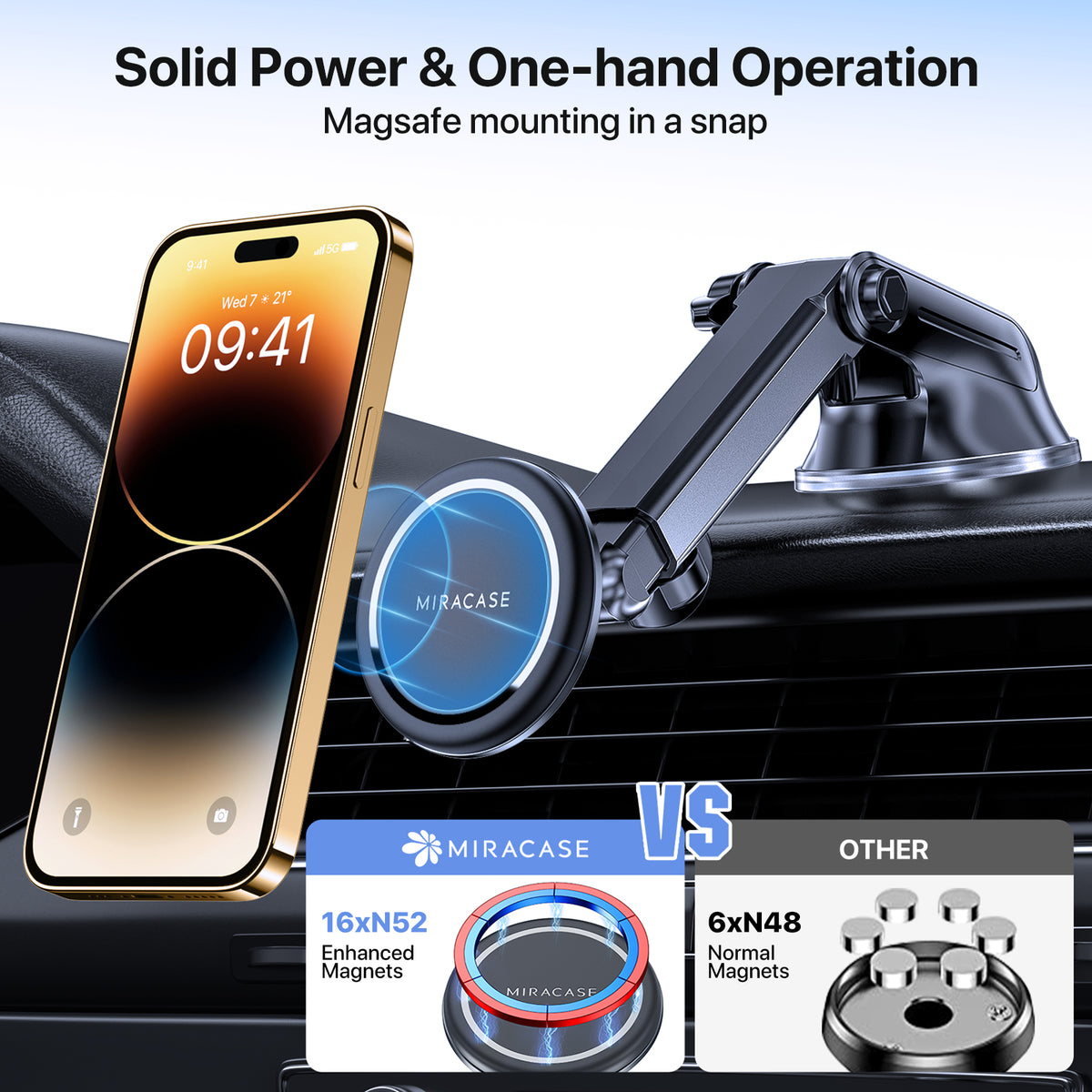 Miracase Car Air Vent Phone Holder Car Phone Holders & Mounts