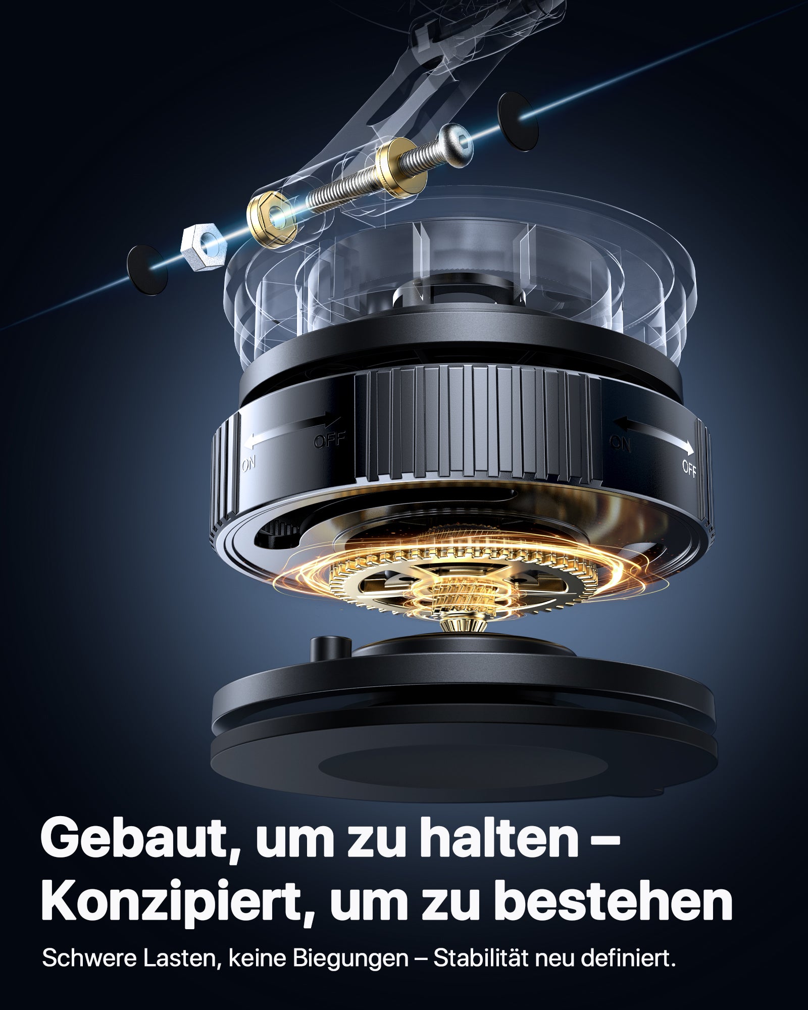 Miracase Vakuum Handyhalterung Auto für Magsafe Autohalterung [24 XN55 Magneten & Stärkster Gel ] 360° Drehbare faltbar Handyhalterung Magnet, KFZ Autohalterung für iPhone Alle Handys