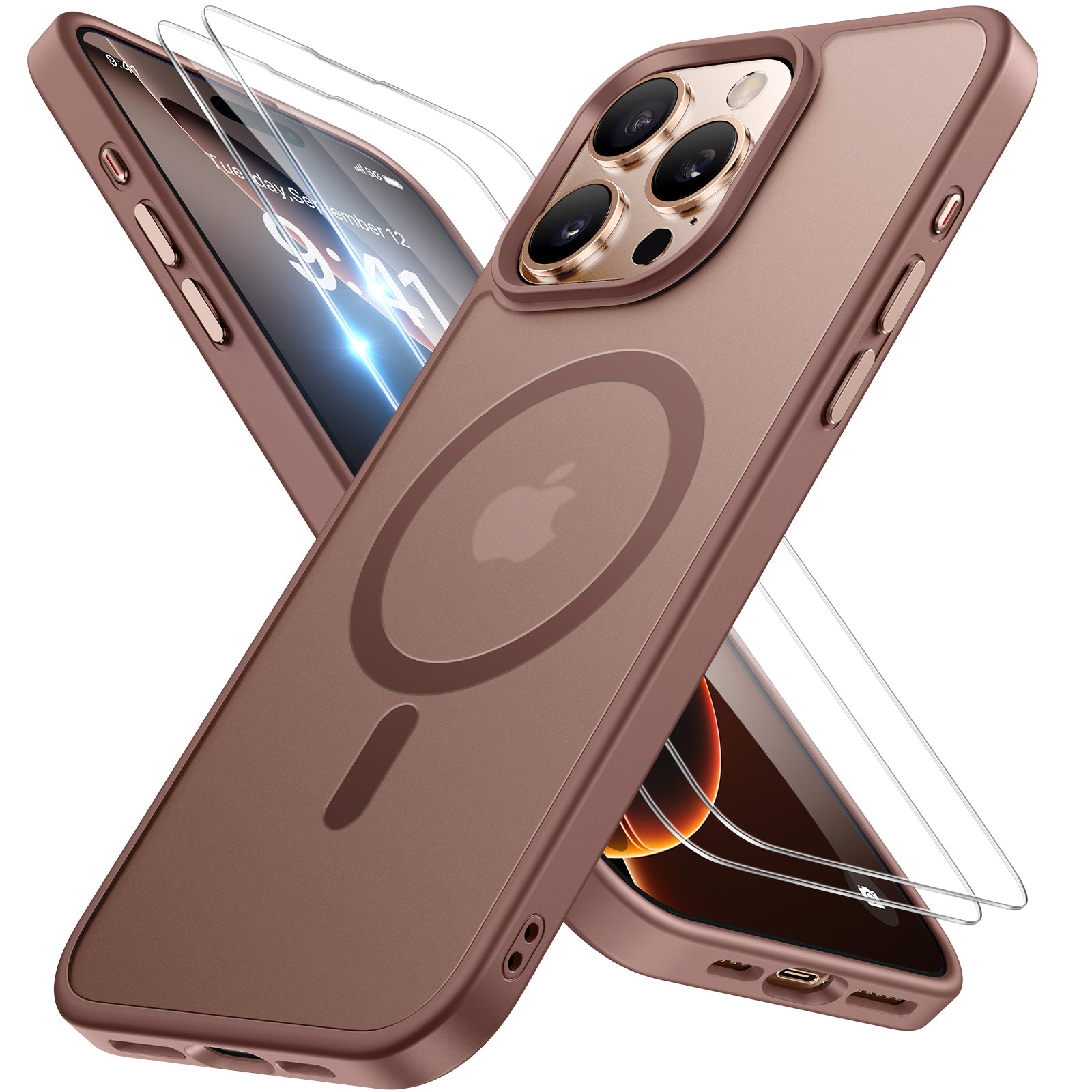 Miracase Magnetic Series For IPhone 14 Plus Case [Compatible With