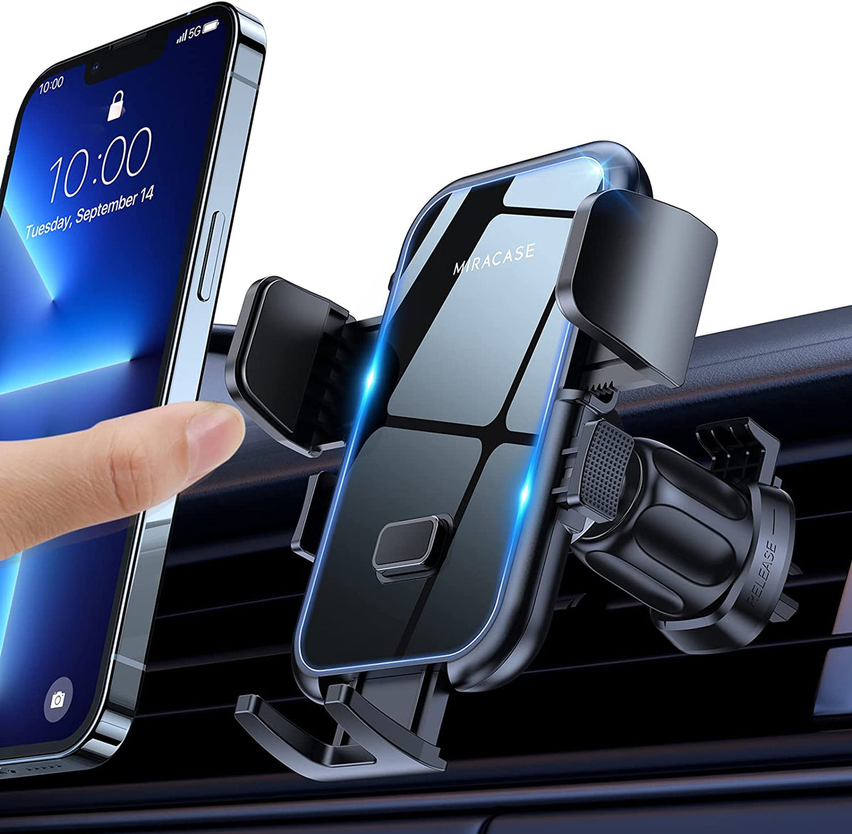 VanMass Car Phone Mount  Dashboard and Air Vent and Windshield Mount 