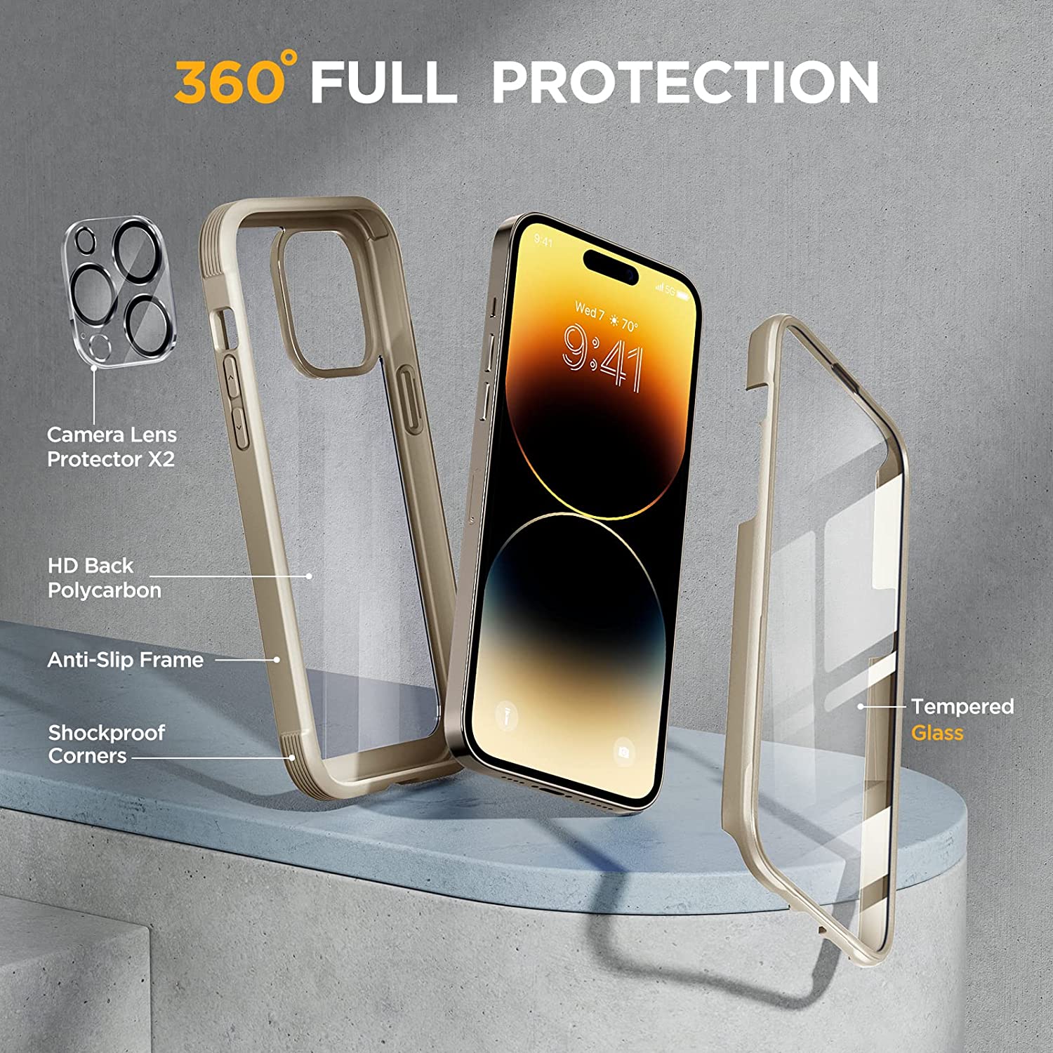 iphone 15 pro max tempered glass for iphone 14 pro max cristal protector  iphone 14 plus 14 pro protection case iphone14 pro max shockproof cover  iphone 14pro screen protector apple iphone 15 pelicula accessories