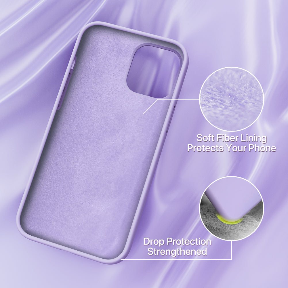 Miracase Liquid Silicone Case for iPhone 12 / iPhone 12 Pro