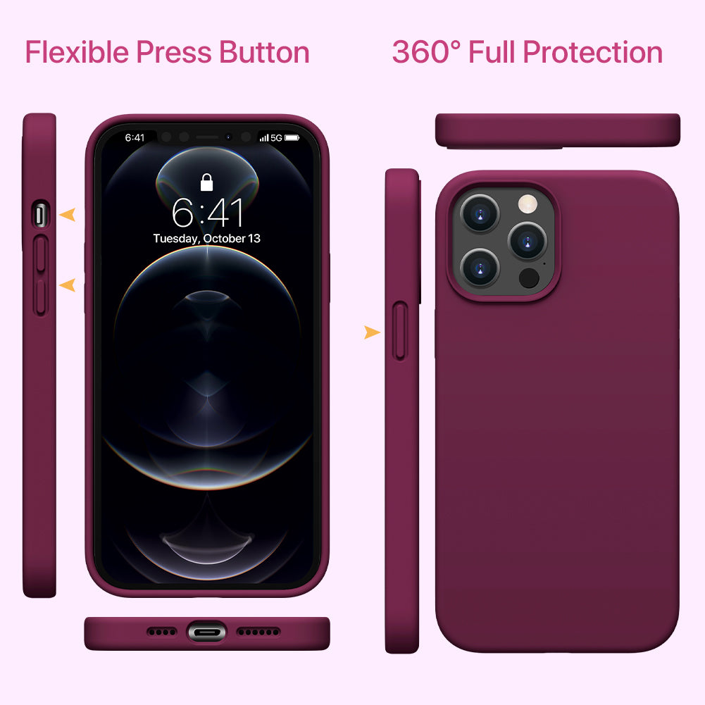 Liquid Silicone Case for iPhone 12 Pro Max