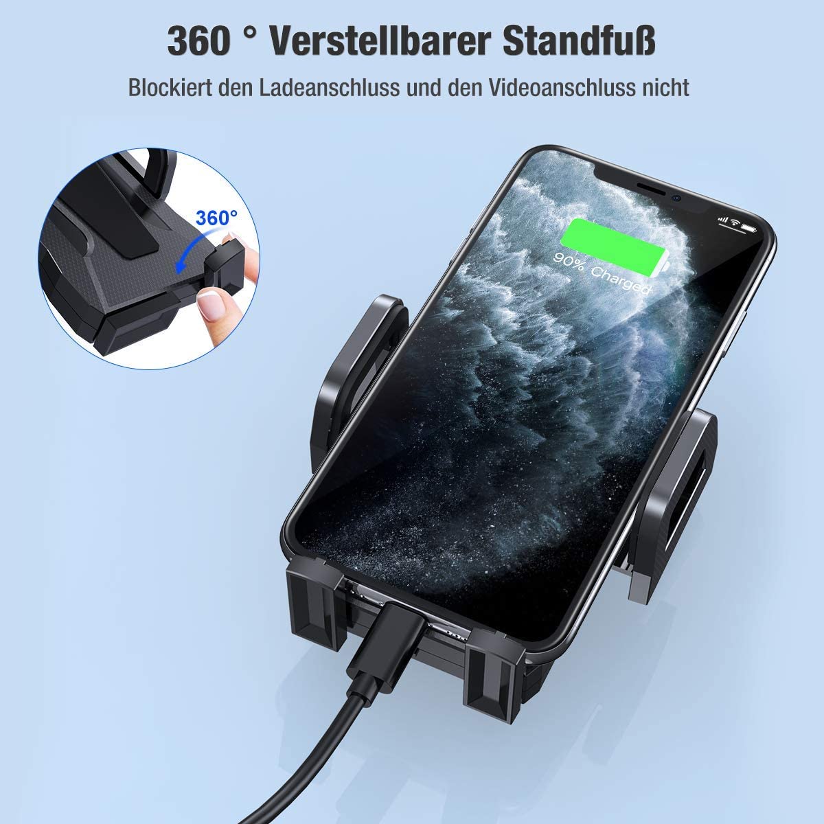 Miracase mobile phone holder car mobile phone holder for the car with suction cup Universal car smartphone holder dashboard mobile phone holder for iPhone SE 2020/11 / Samsung S20 / S10 / Note10