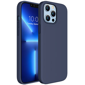 Miracase Designed for iPhone 13 Pro MAX Case, [6X Military Protection Tested] Soft Silicone Case with Anti-Scratch Microfiber Lining,Shockproof Protective Slim Thin Case