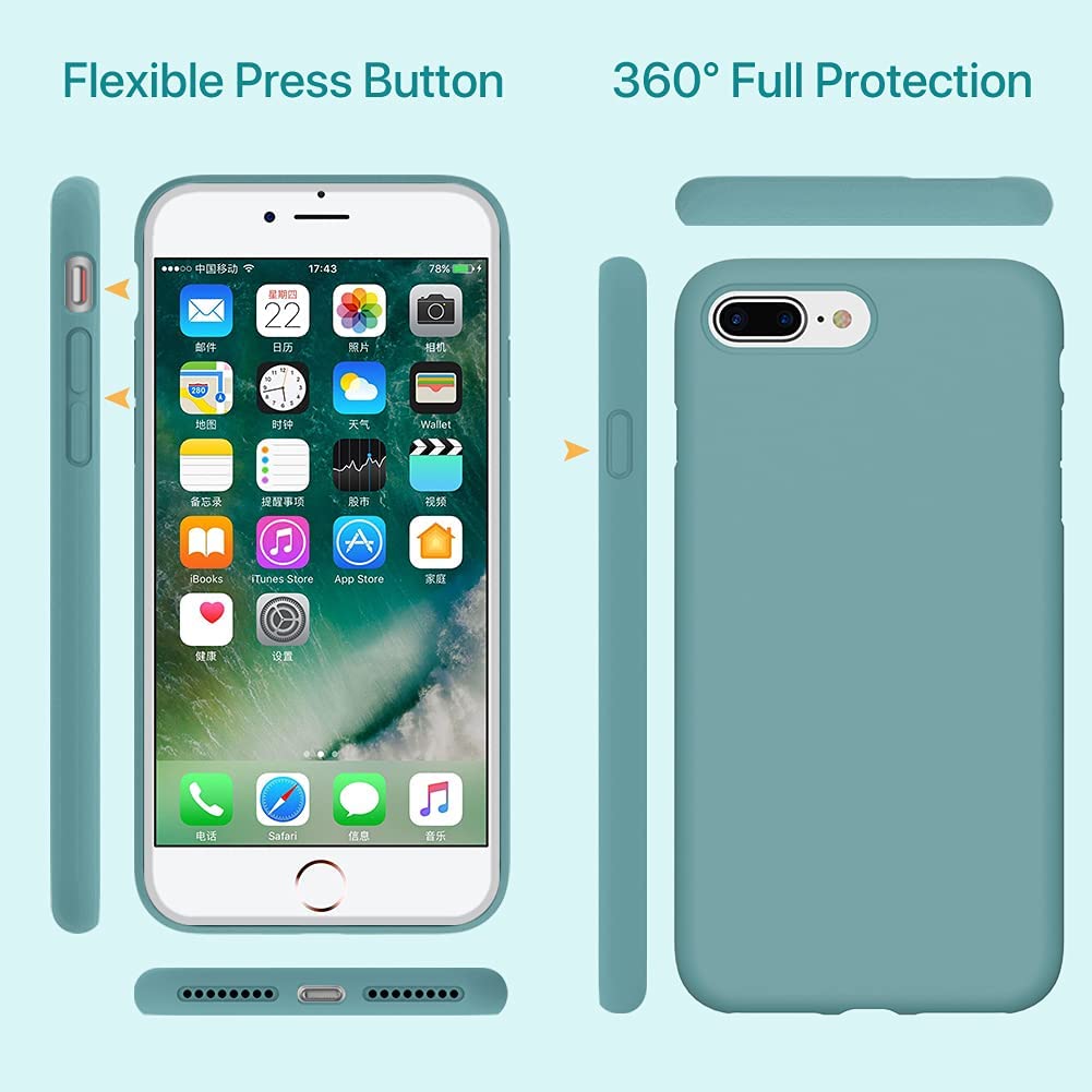 Miracase  Liquid Silicone Case for iPhone 8 / 8 Plus/ 7 / 7 Plus