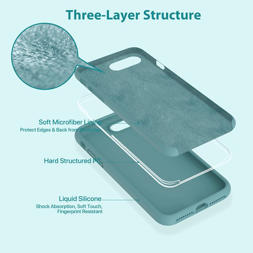 MIRACASE Liquid Silicone Case for iPhone 7Plus/8Plus