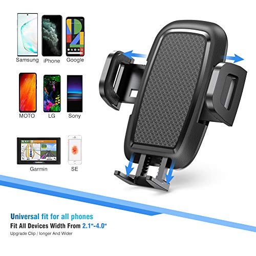 Car Cup Holder Phone Stand Universal 2 in 1 Drinking Bottle Mount